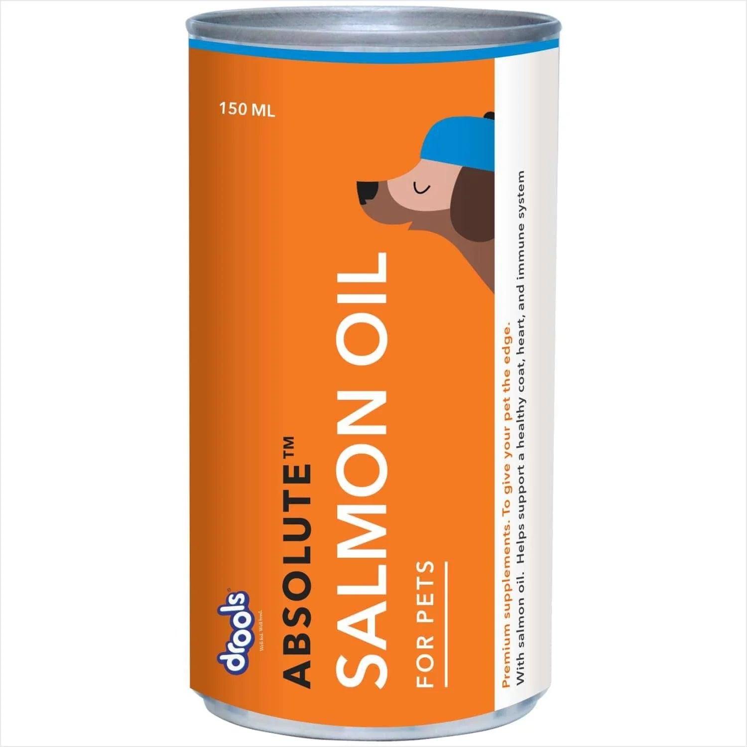 Drools Absolute Salmon Oil Syrup Supplement for Dogs