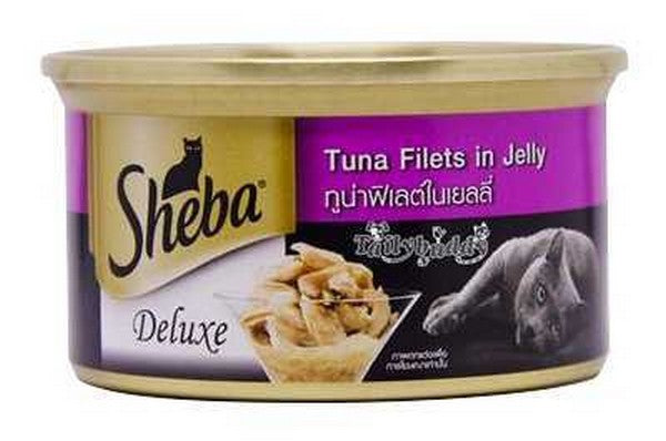 Sheba Tuna Filets in Jelly Food for Adult Cat 85gm