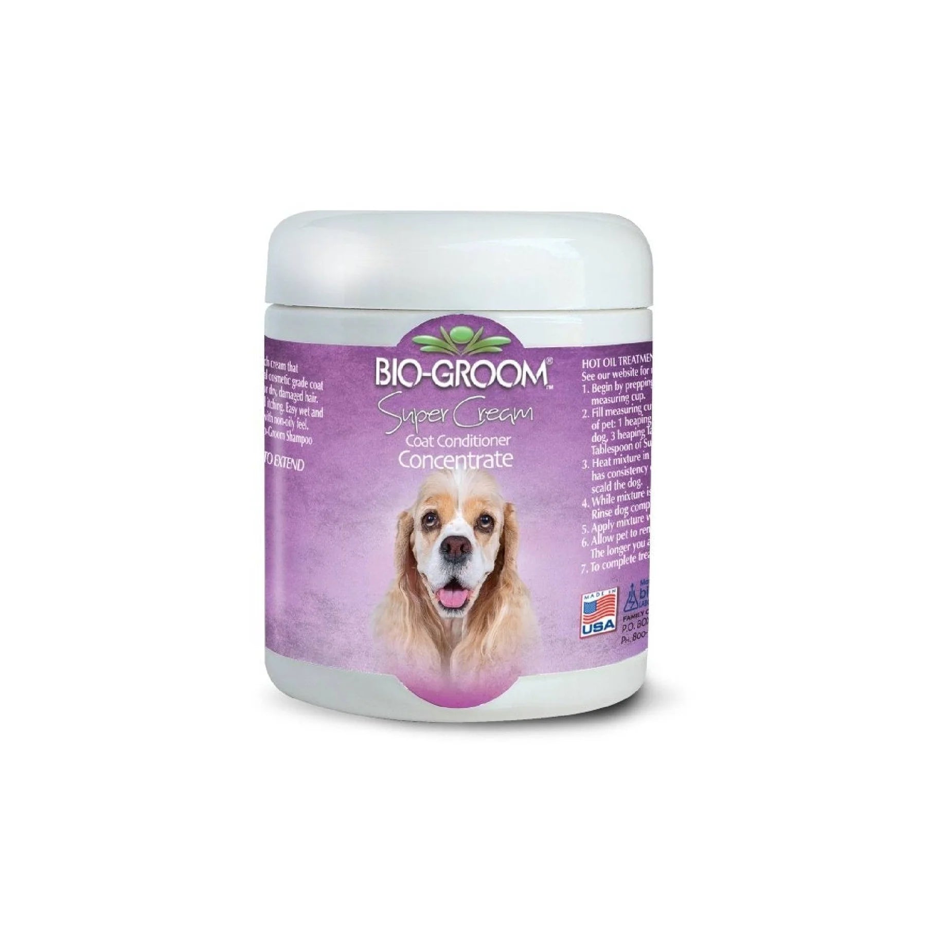 Biogroom Super Cream Coat Dog Conditioner - 227 gm