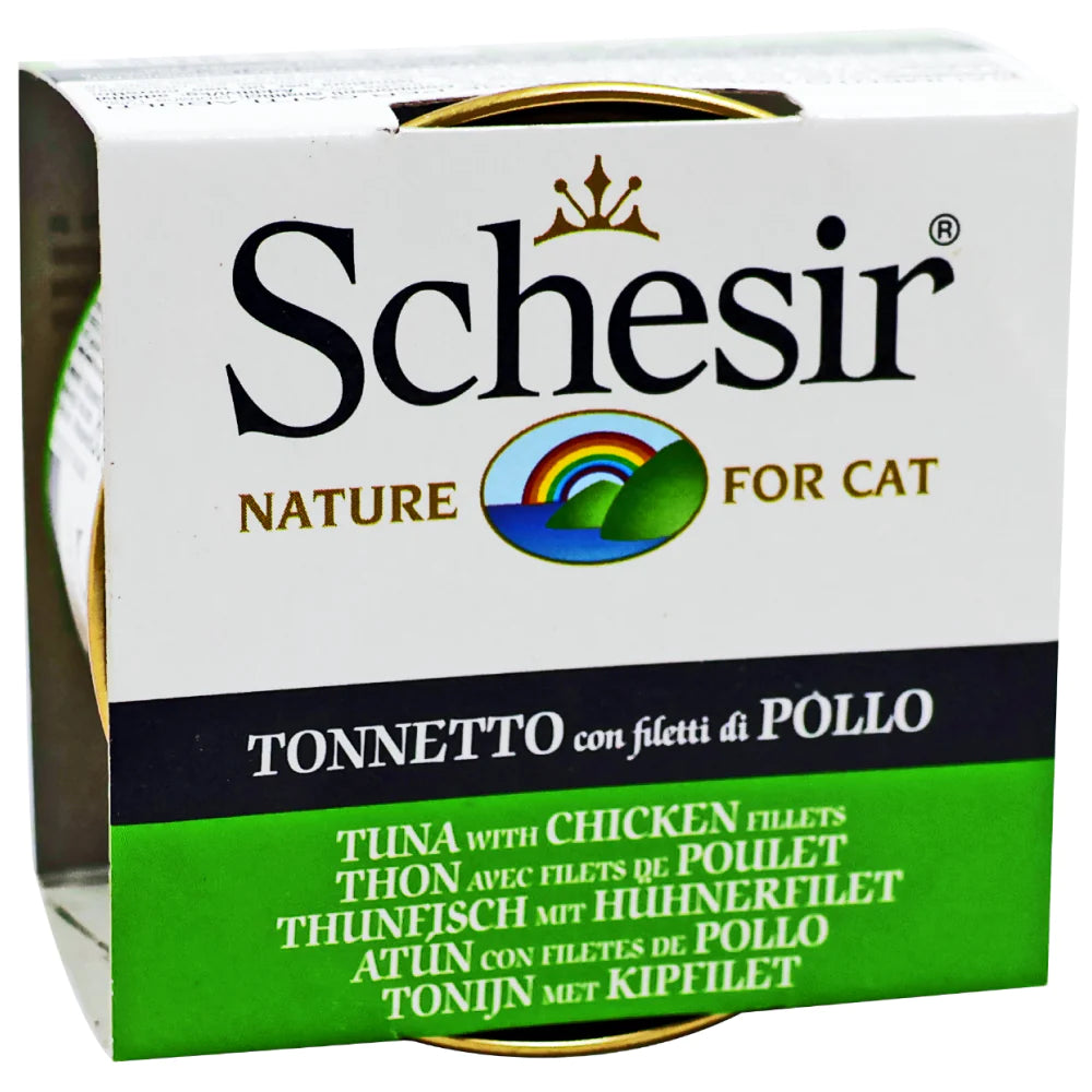 Schesir Cat Tuna Whole Meat And Rice With Chicken, 85 g