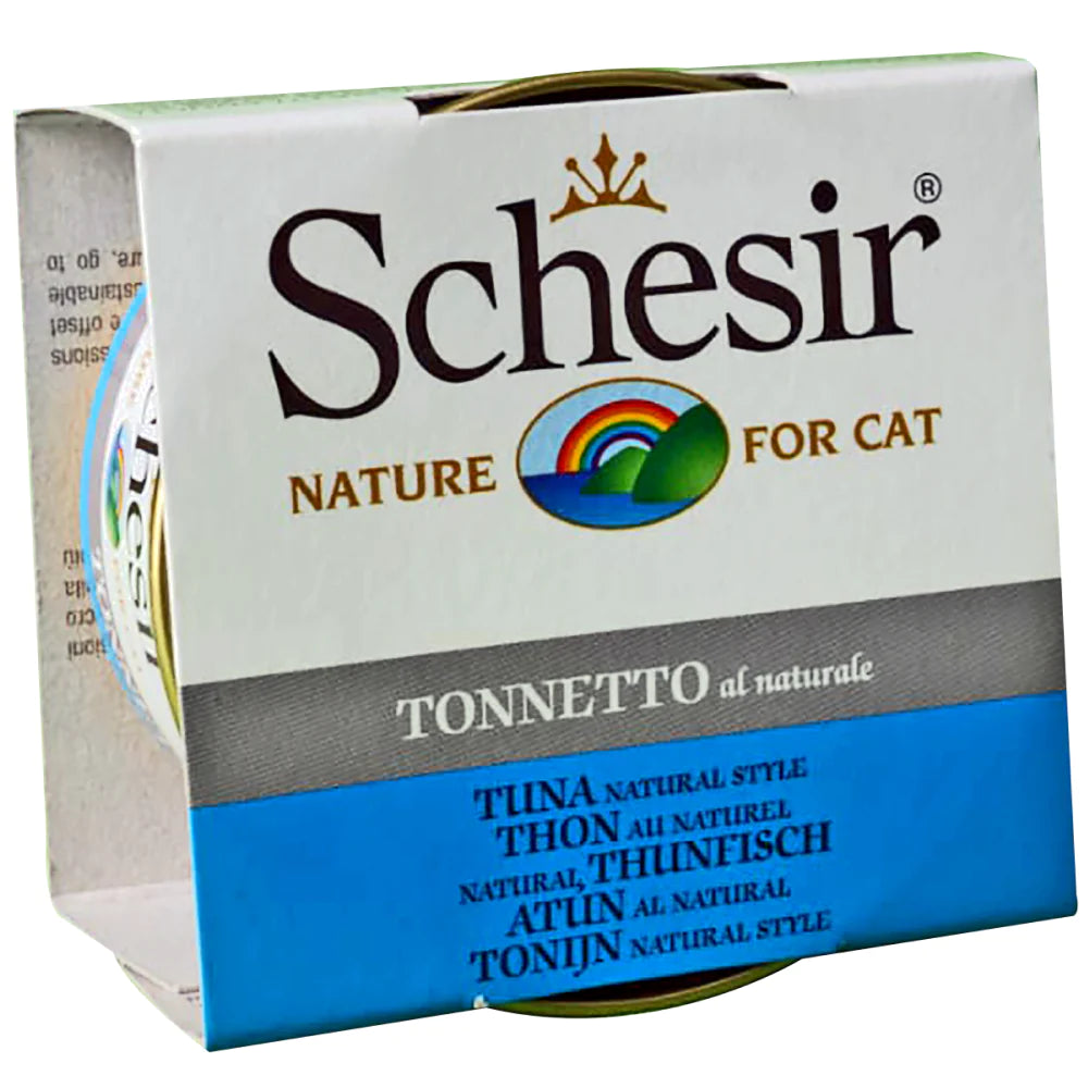 Schesir Cat Tuna White Meat Flakes And Rice, 85 g