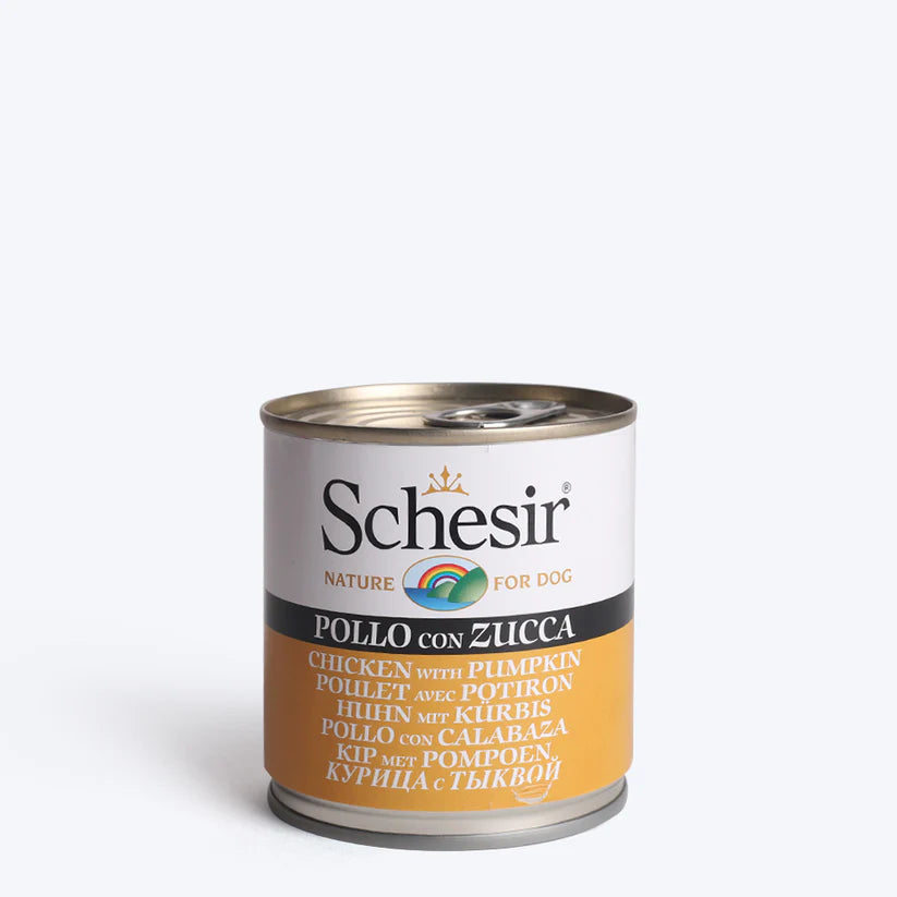 Schesir 46% Chicken with Pumpkin Gravy Wet Dog Food
