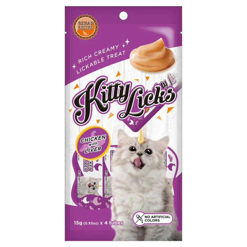 Rena Kitty Licks Cat Treats - Chicken with Liver (15g)