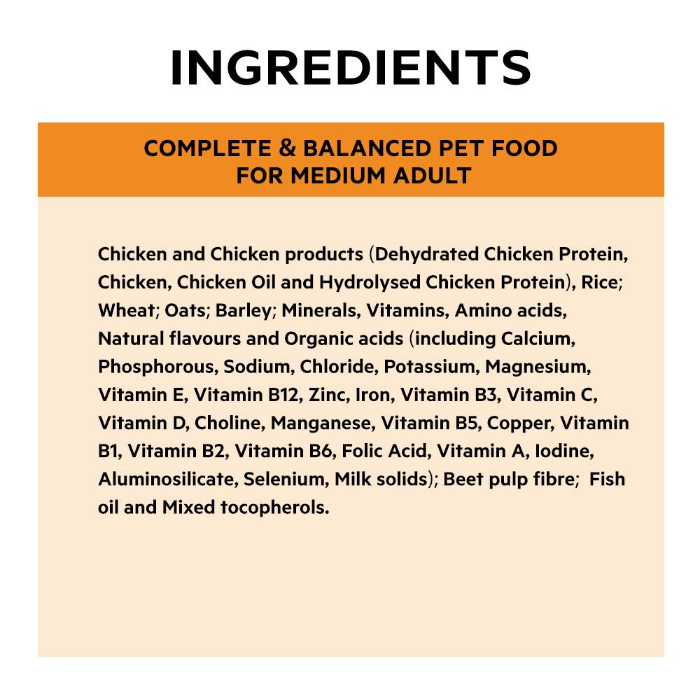 PURINA Dog Food Pro Plan  for Medium Breed (Age 1+)