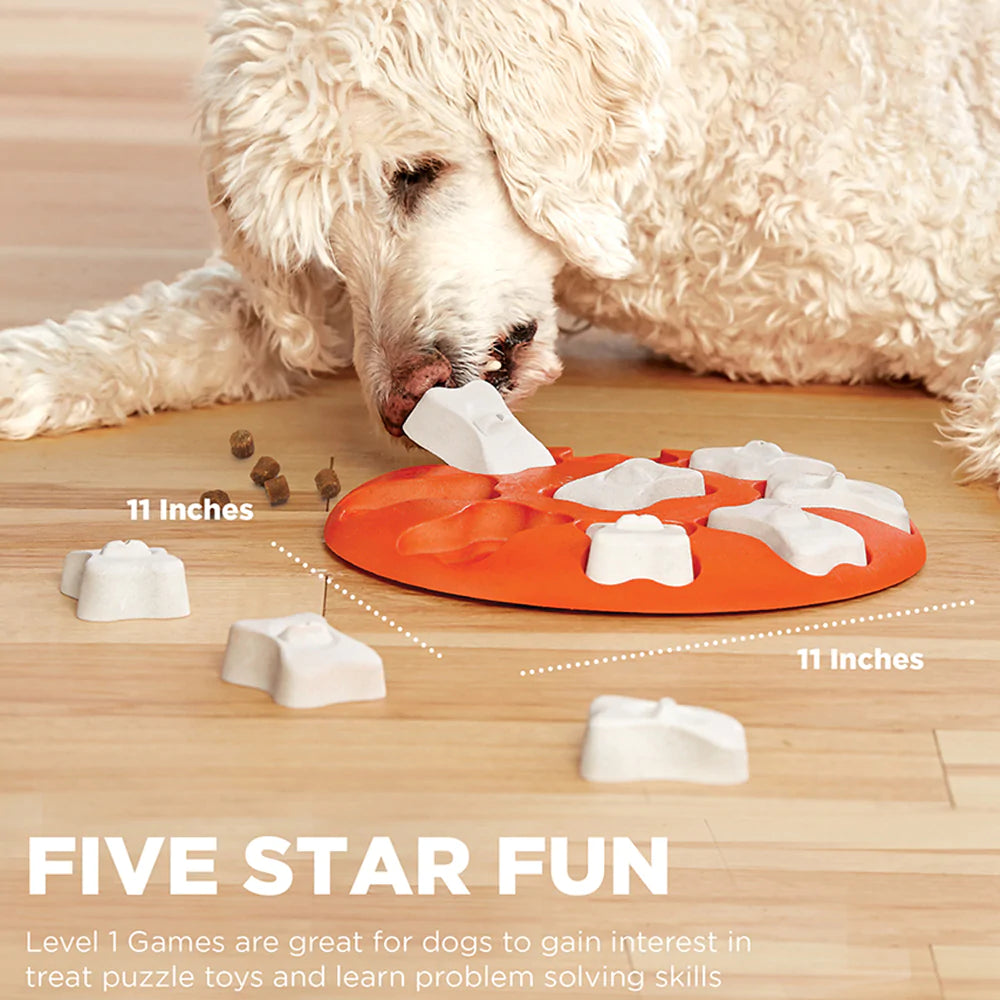 (Nina Ottosson) Dog Smart - Hide, Seek & Treat - Interactive Dog Toy - Level 1