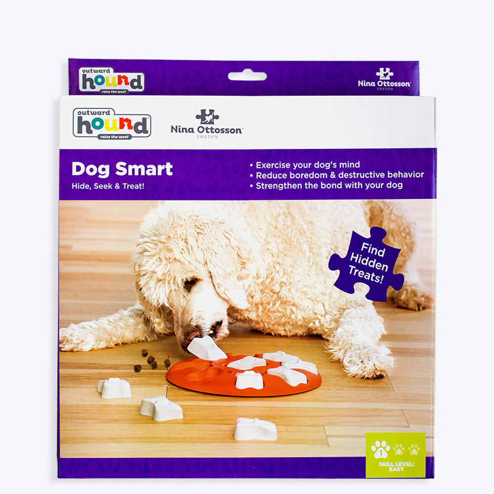  (Nina Ottosson) Outward HoundDog Smart - Hide, Seek & Treat - Interactive Dog Toy