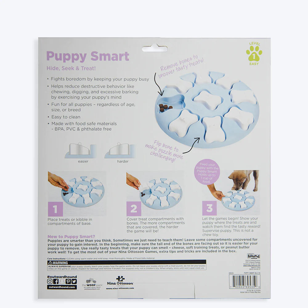 Nina Ottosson Puppy Smart Interactive  Treat Puzzle Toy