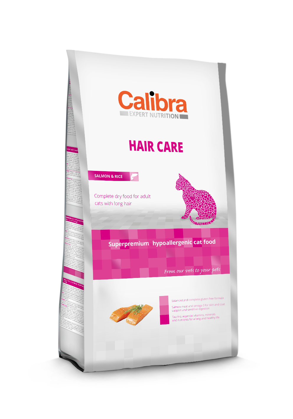 Calibra Hair Care Hypoallergenic Cat Food Salmon & Rice