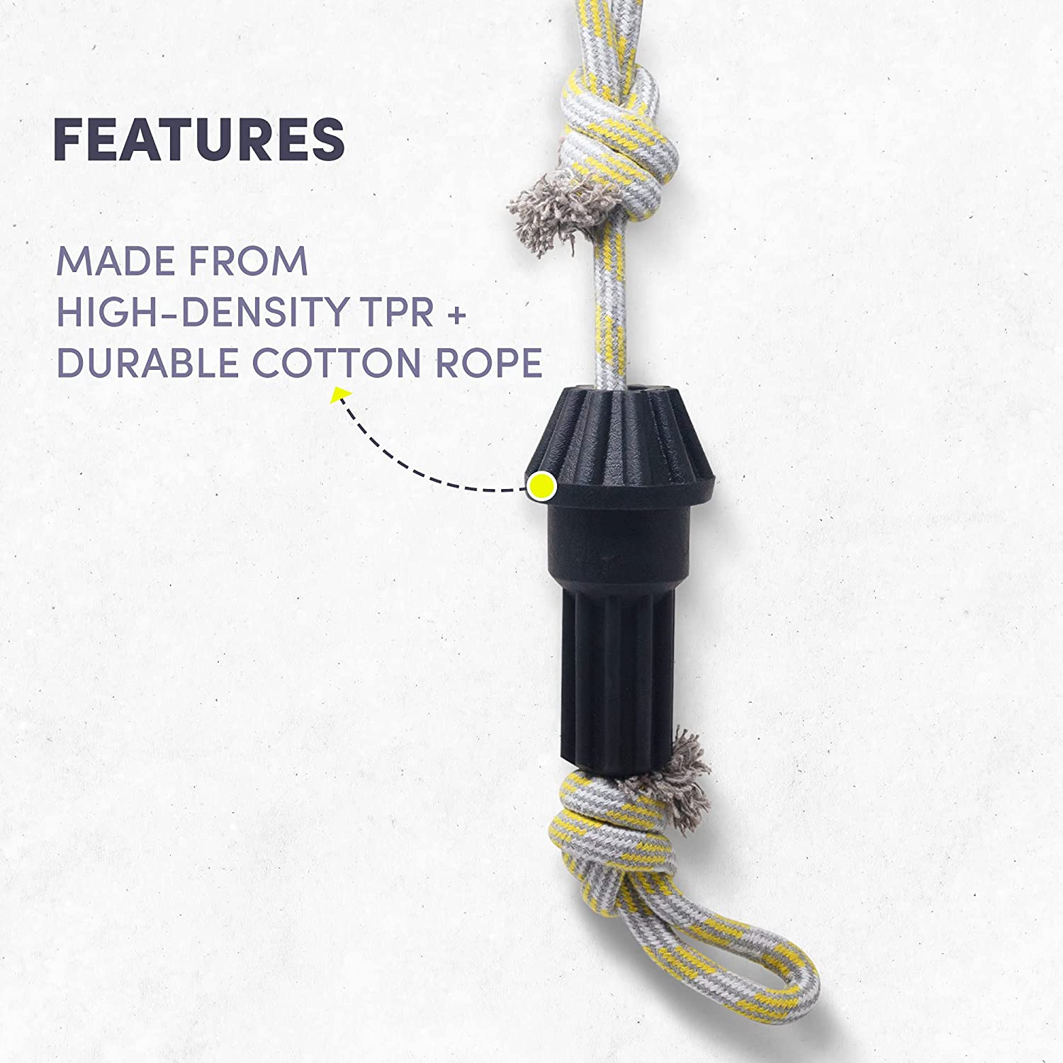 FOFOS Driveshaft Rope Toy