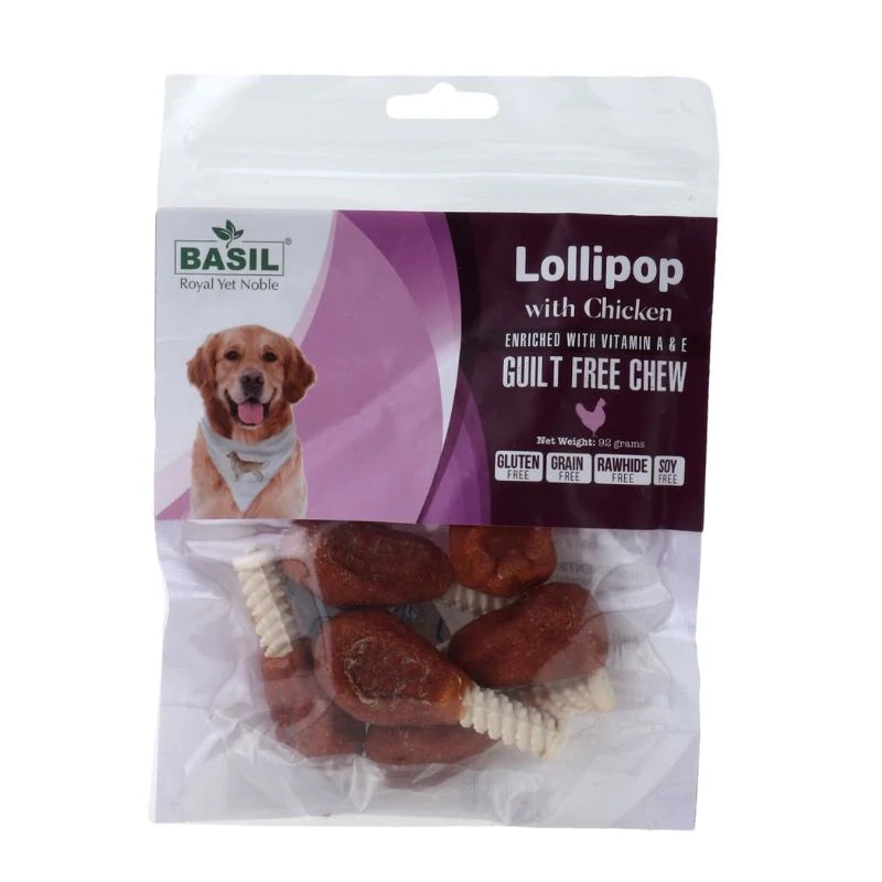 Basil Guilt-Free Treats Lolipops/Turtles 92 and 94gm
