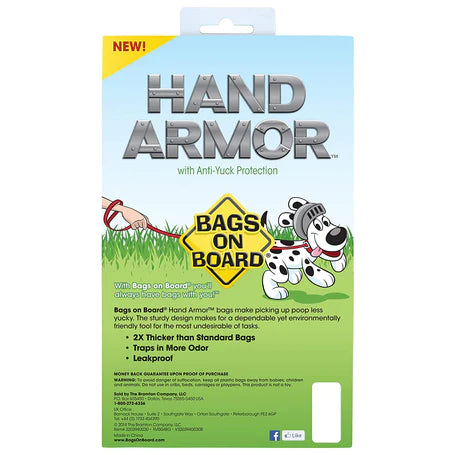 Hand Armor 2X Extra Thick Pick-Up Bags, 100 Handle-Tie Bags