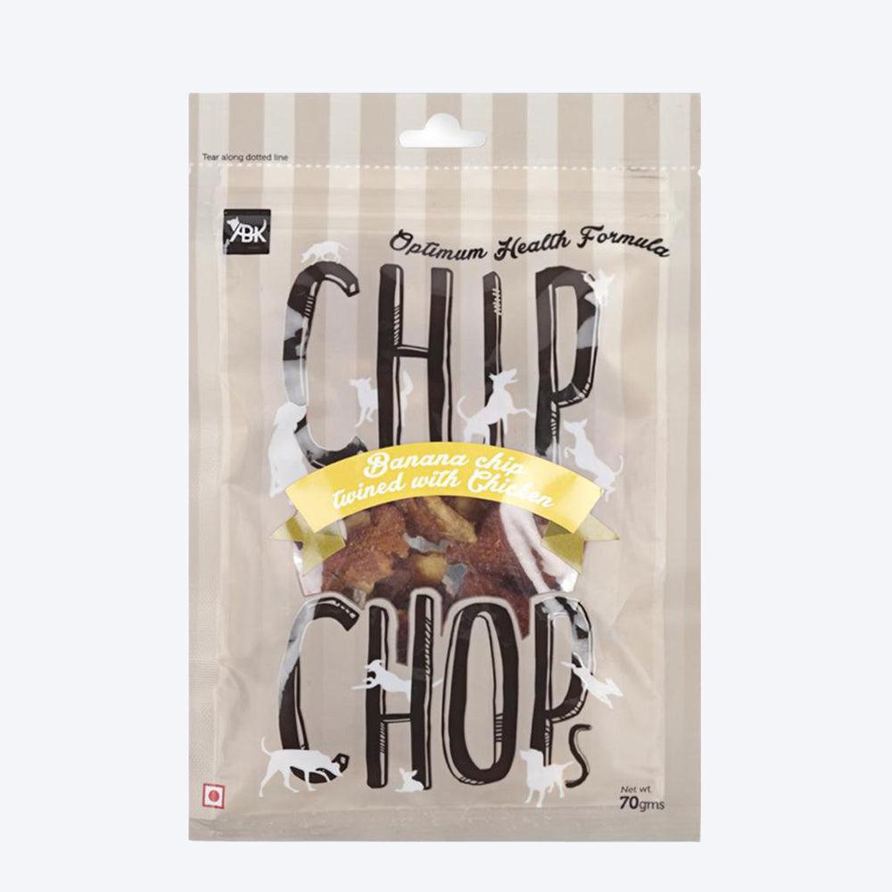 Chip Chops Dog Treats - Banana Chip Twined with Chicken - 70 g - DogzKart World