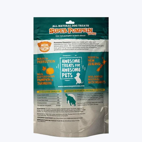 Awesome Pawsome Super Pumpkin Recipe All-Natural Grain-Free Dog Treats