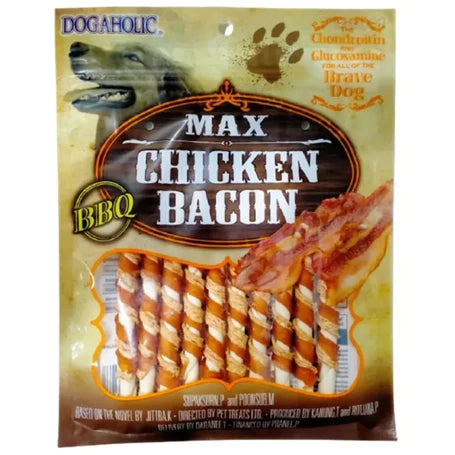 Dogaholic Chicken Bacon Stick BBQ, 10 Pieces