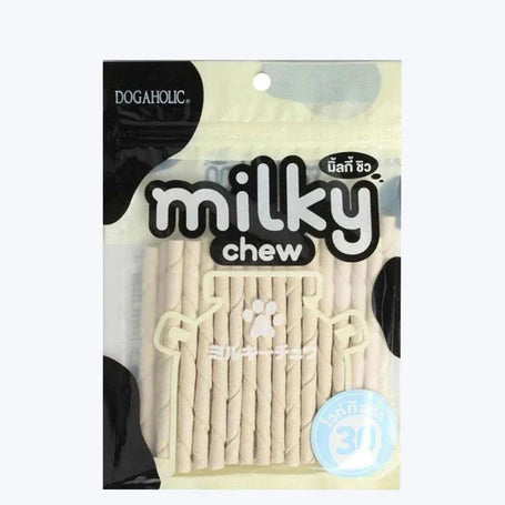 Dogaholic Milky Chew Stick Style, 30 pieces