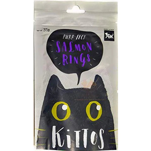 Kittos Salmon Rings Cat Treat (35 gm )