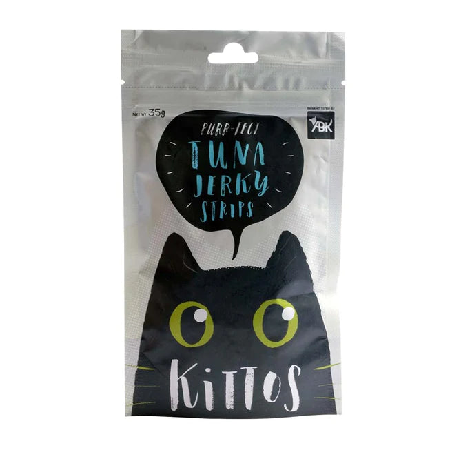 Kittos Tuna Jerky Strips Cat Treat