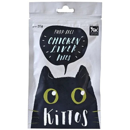 Kittos Chicken Liver Bites For Kittens (35 gm)