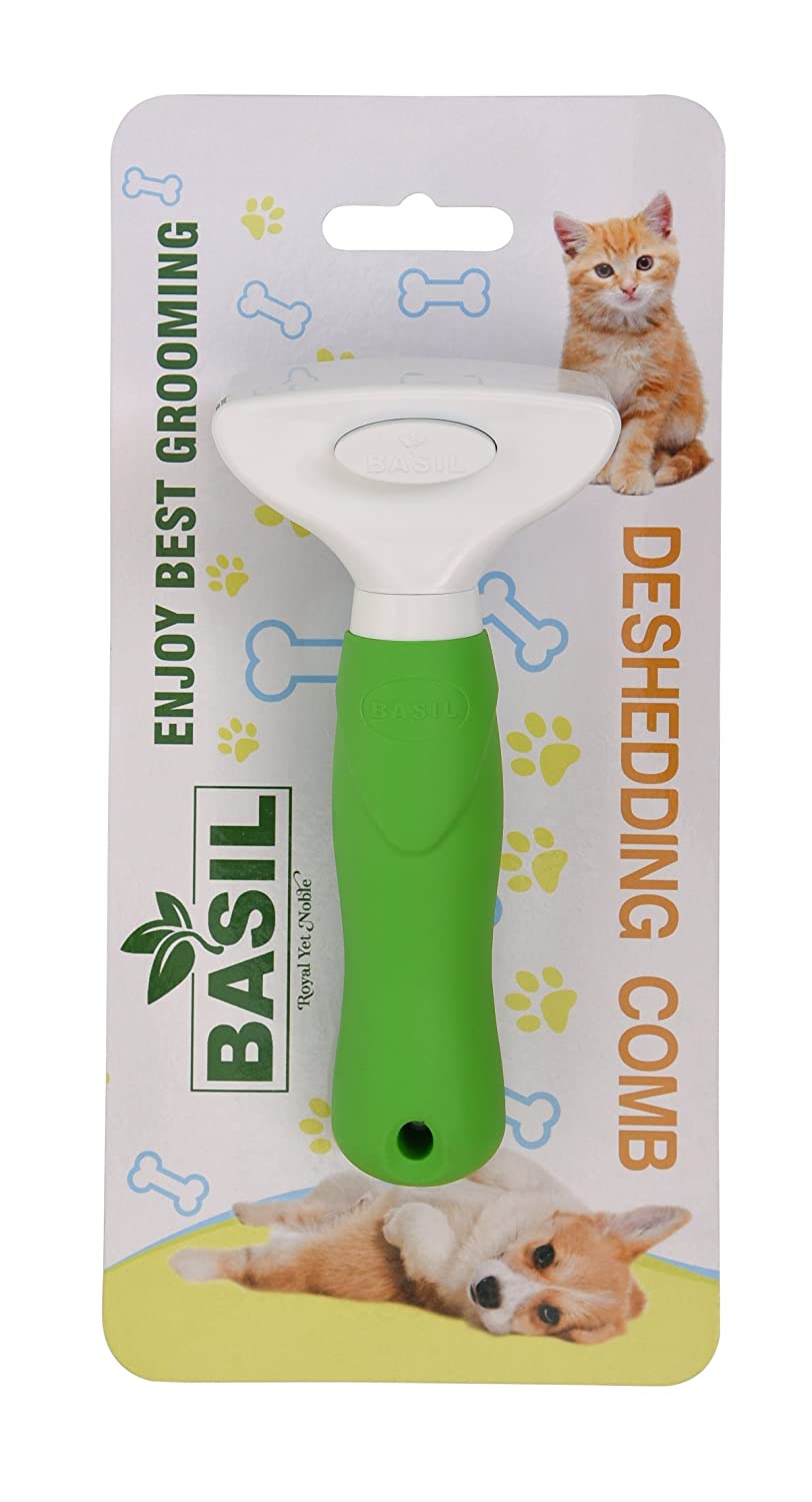 Deshedding Comb for Dogs and Cats- Basil