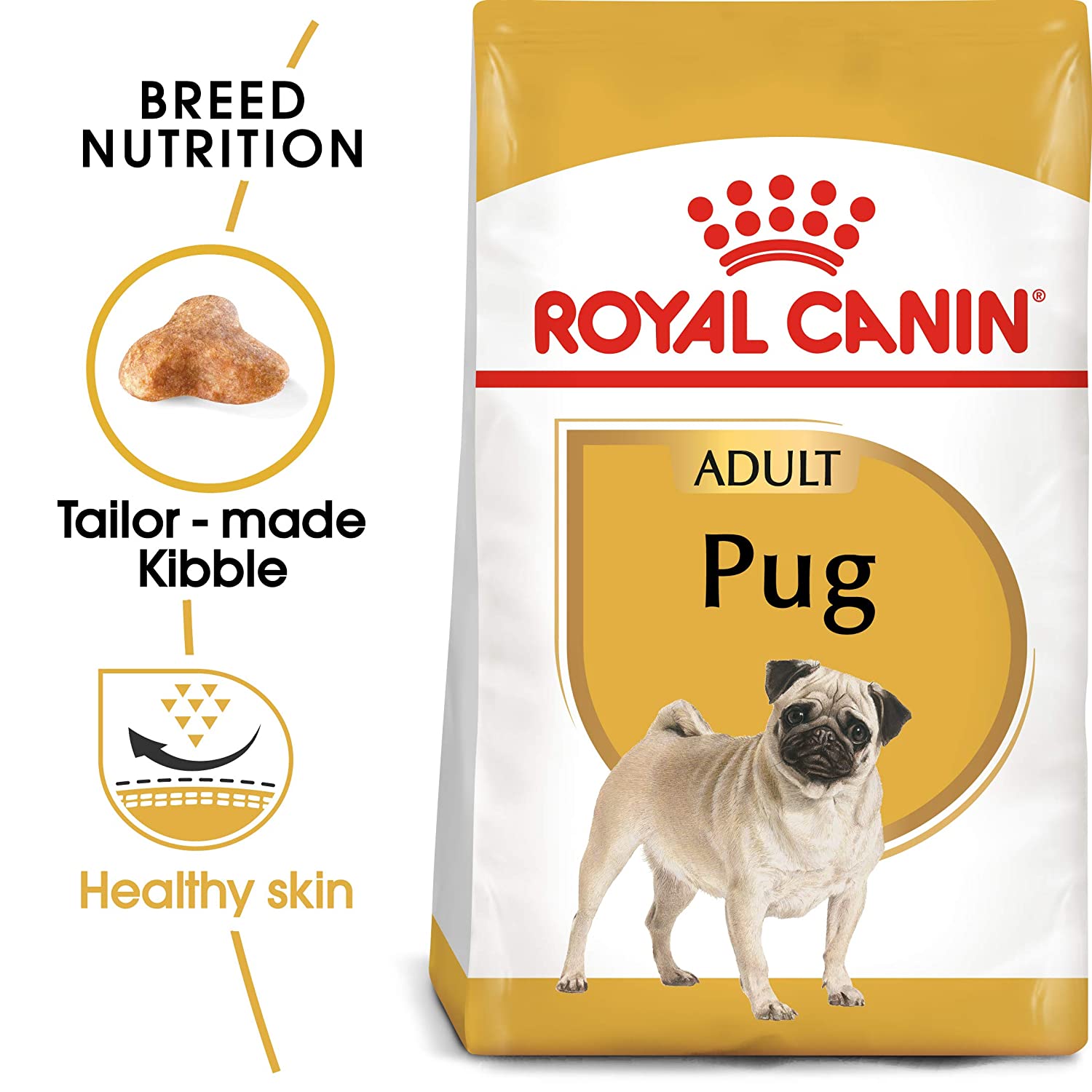 Royal Canin Pug Dry Dog Food (1+)