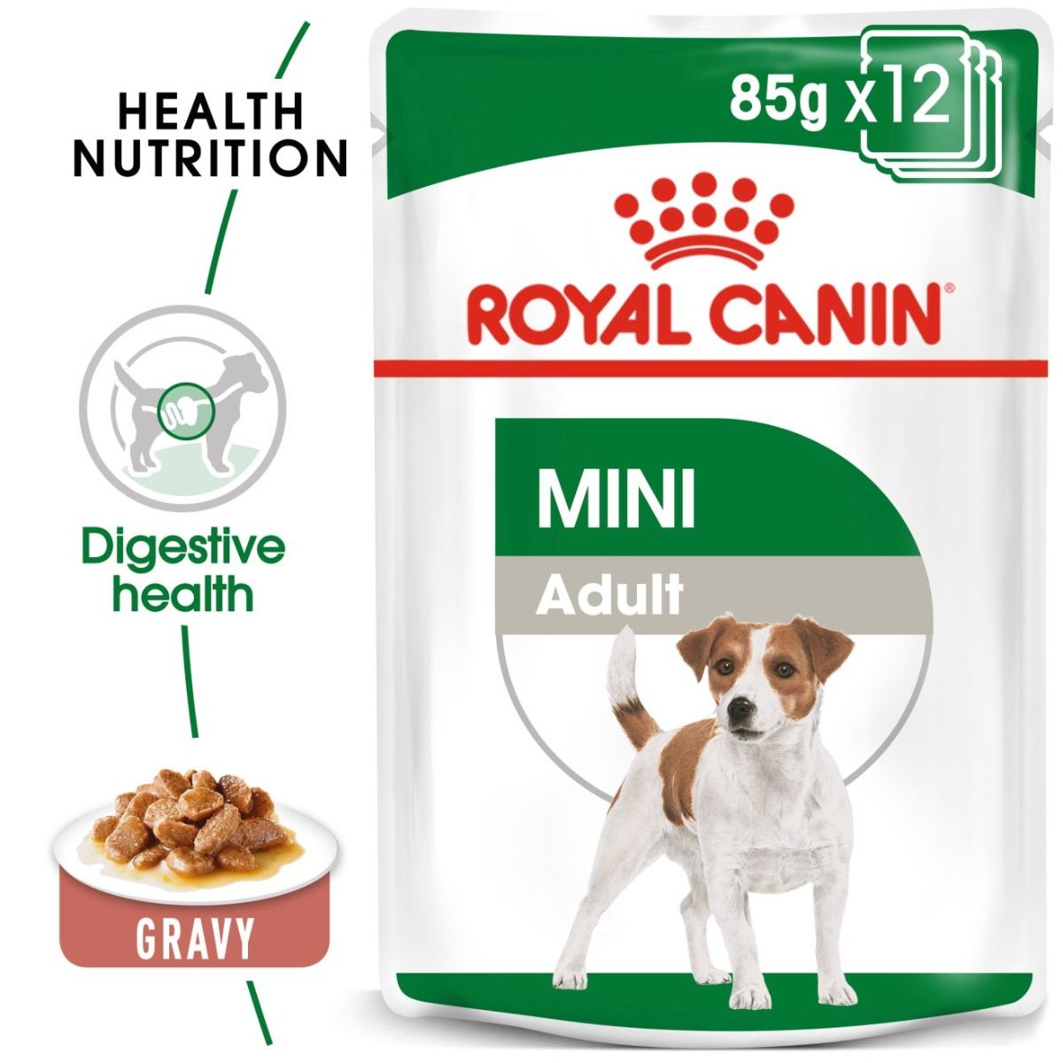  Mini Adult (Gravy) Pack Of 12 (85 gm) Royal Canin